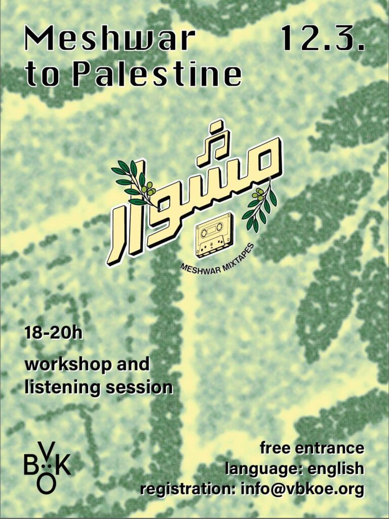 Meshwar to Palestine: Workshop & Listening Session